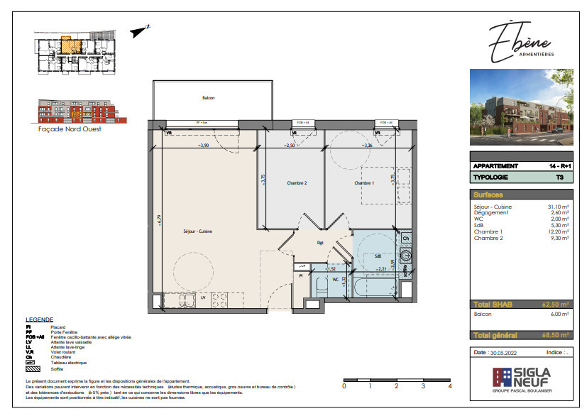 vente appartement ARMENTIERES