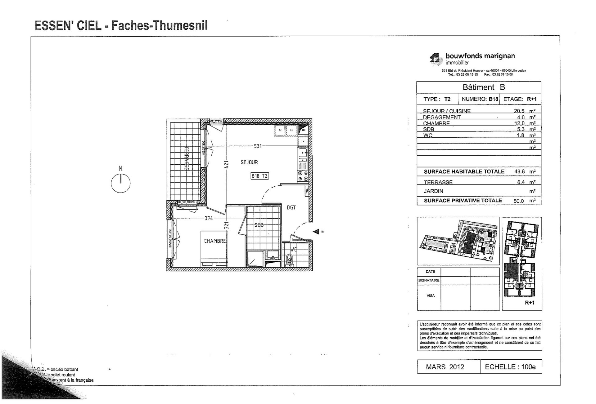 vente appartement FACHES THUMESNIL