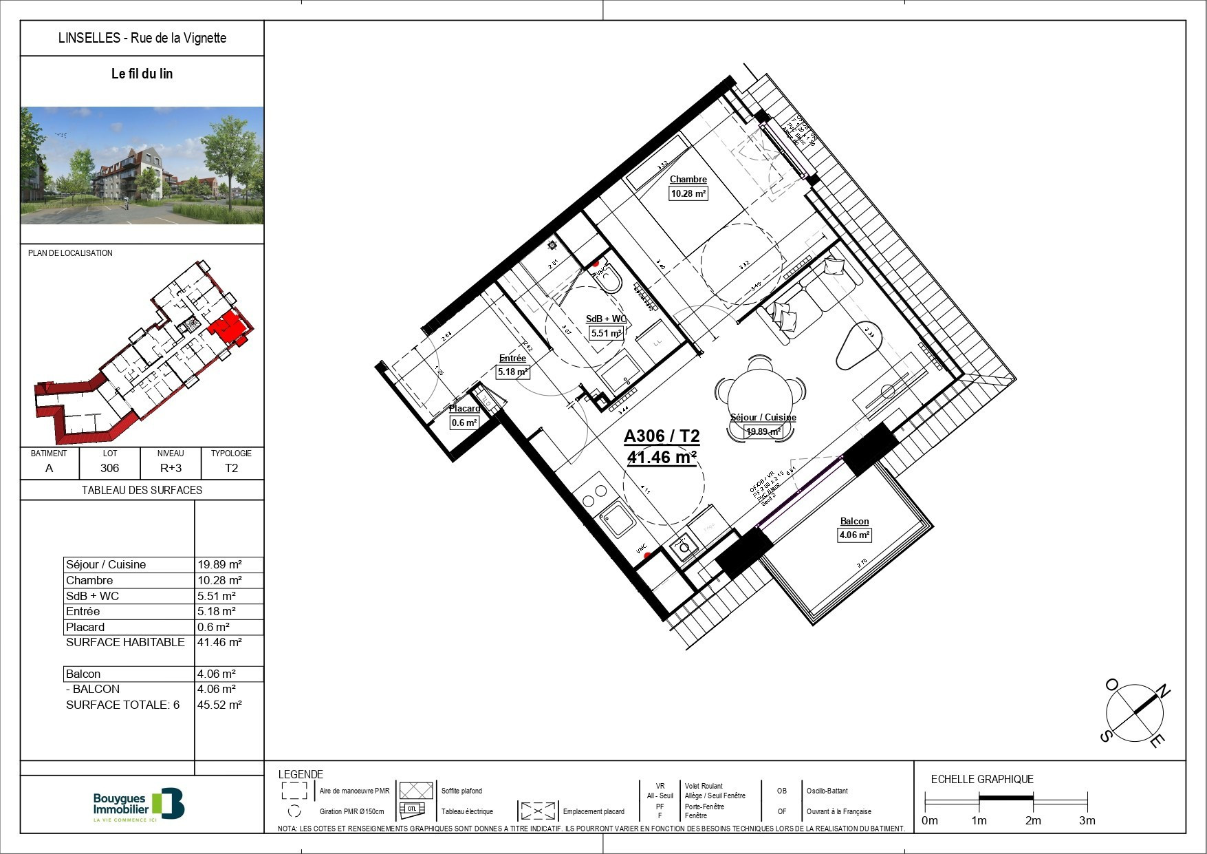 location appartement LINSELLES