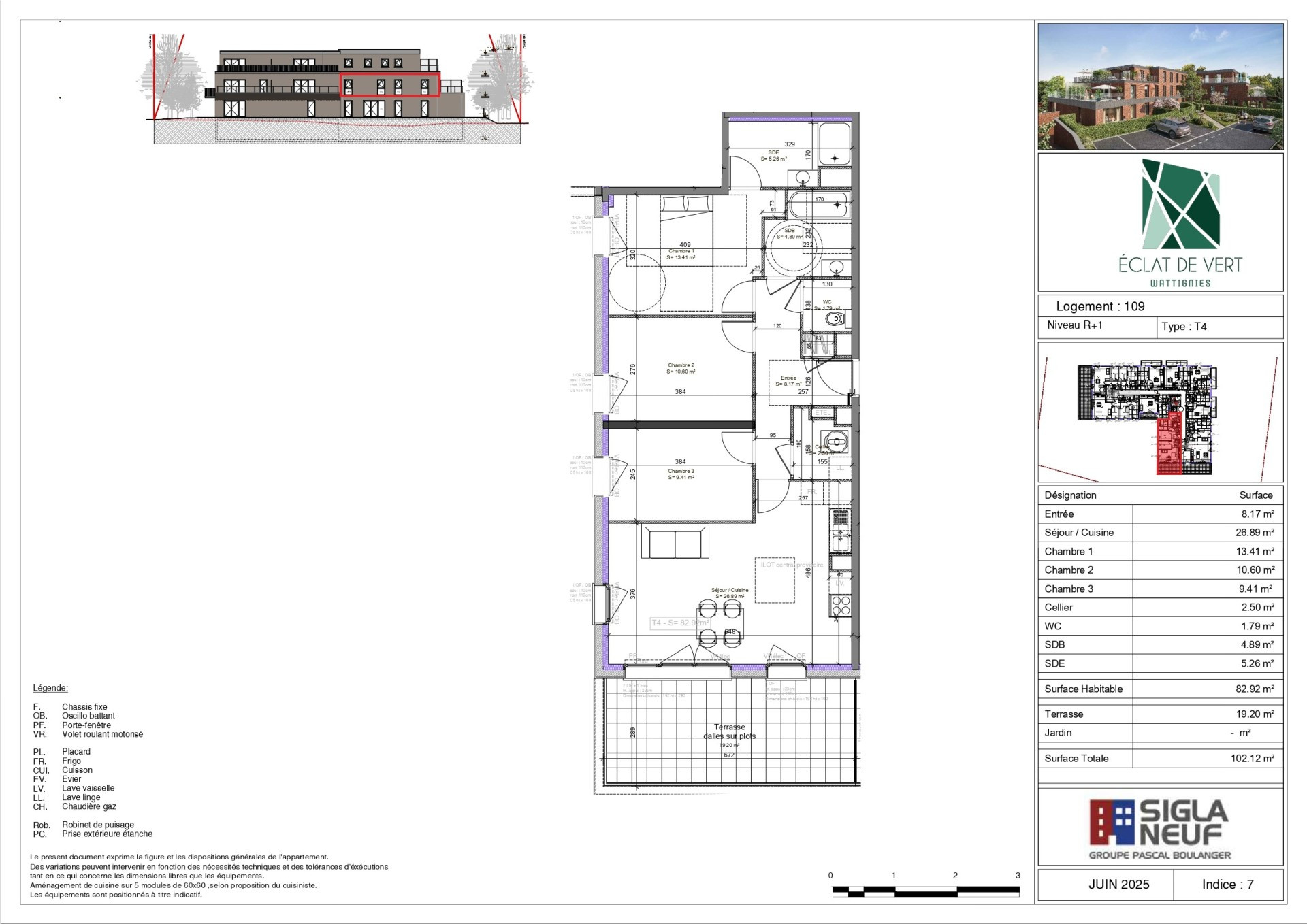 location appartement WATTIGNIES