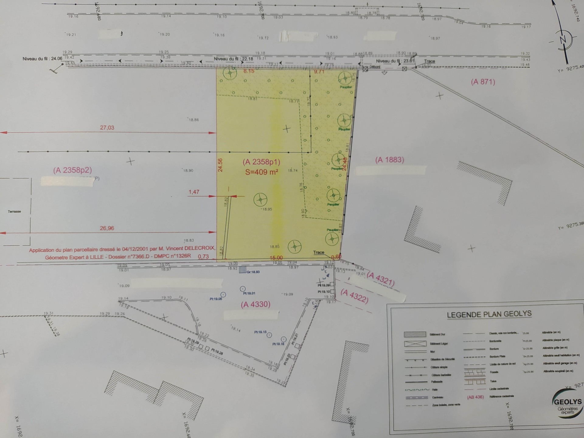 vente terrain LA CHAPELLE D ARMENTIERES